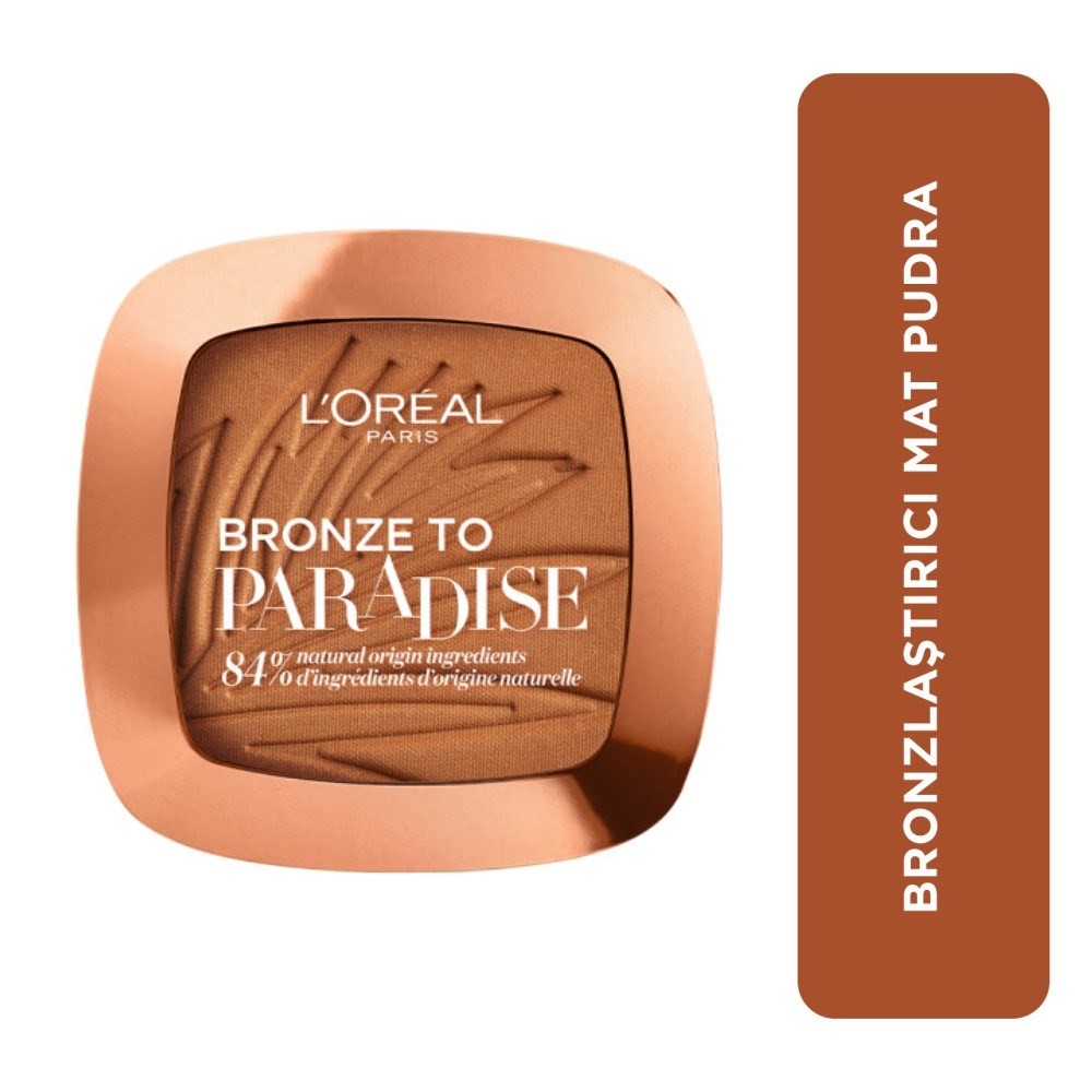 Loreal Paris Bronze to Paradise Mat Bronzlaştırıcı Pudra 03 Back to Bronze