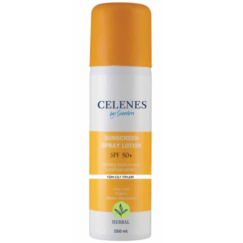 Celenes By Sweden Herbal Güneş Koruyucu Losyon Sprey +50Spf Etki 150 ml