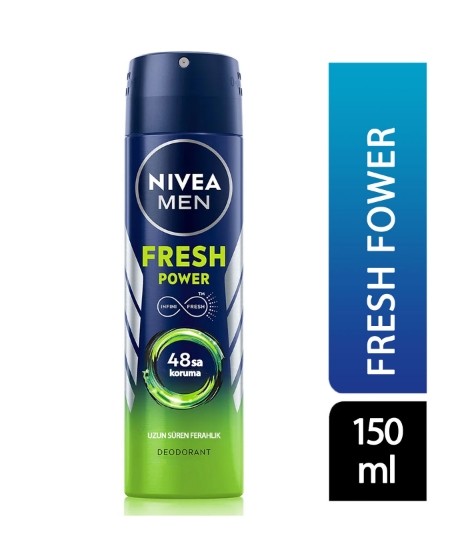 Nivea Men Fresh Power Erkek Deodorant 150 ml