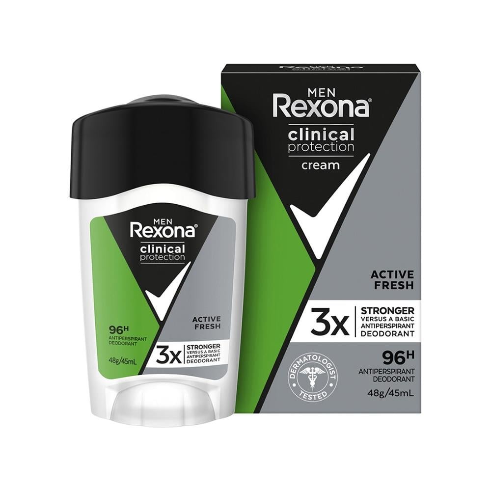 Rexona Men Clinical Protection Erkek Stick Deodorant Active Fresh 45 ml