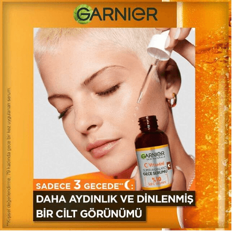 Garnier Skin Natural Nem. Krem 50ml C Vitamini Gece