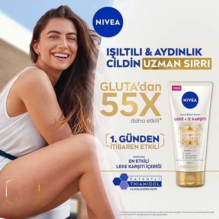 Nivea Luminous630 Leke ve İz Karşıtı Vücut Bakım Kremi 200 ml