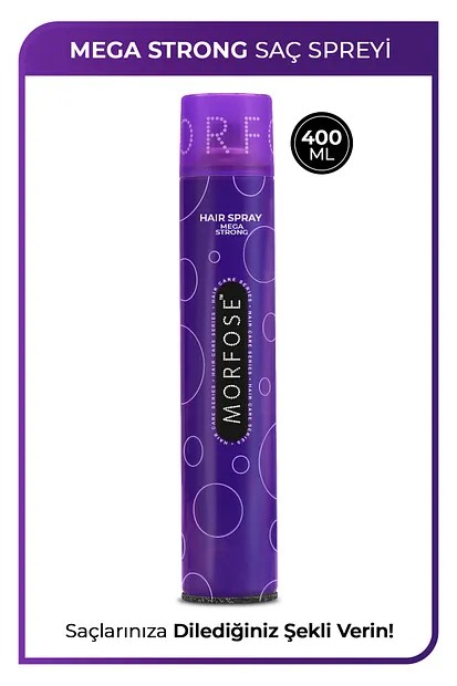 Morfose Mor Mega Strong Saç Spreyi 400 Ml