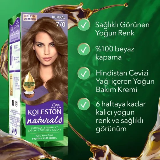 Wella Koleston Naturals Saç Boyası 7/0 Kumral