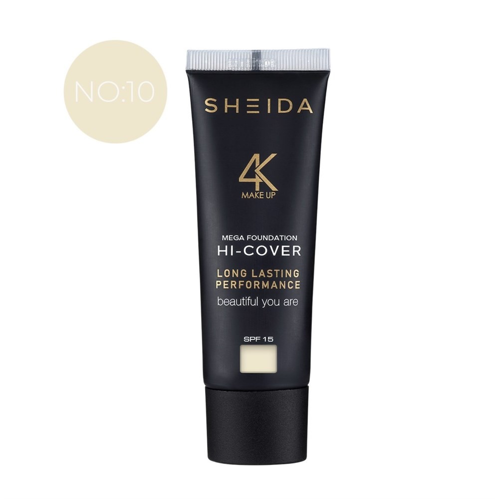 Sheida Fondöten Make Over Foundation Cream +Spf15 Faktör No:10