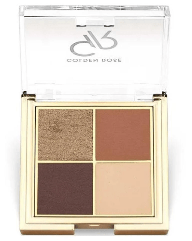 Golden Rose Quattro Eyeshadow Palette 04