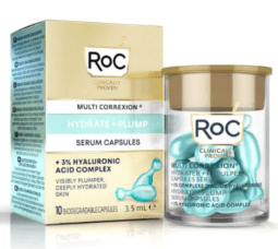 ROC MULTI CORREXION HYDRATE + PLUMP SERUM CAPSULES 10 CT