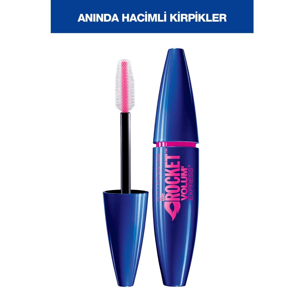 Maybelline New York Hacim Sağlayan Siyah Maskara Rocket Volume Express Mascara