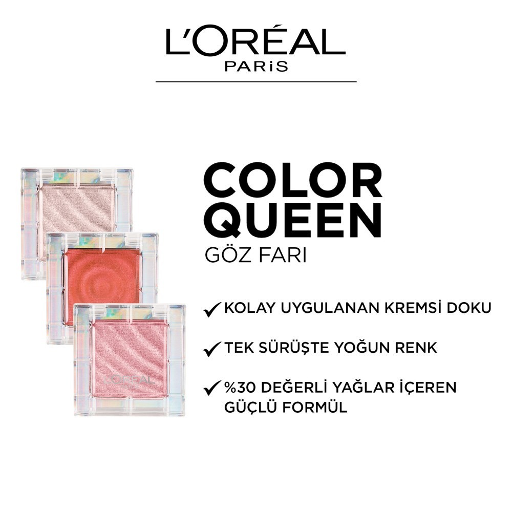 Loreal Paris Tekli Göz Farı - Color Queen Mono Eyeshadow 06