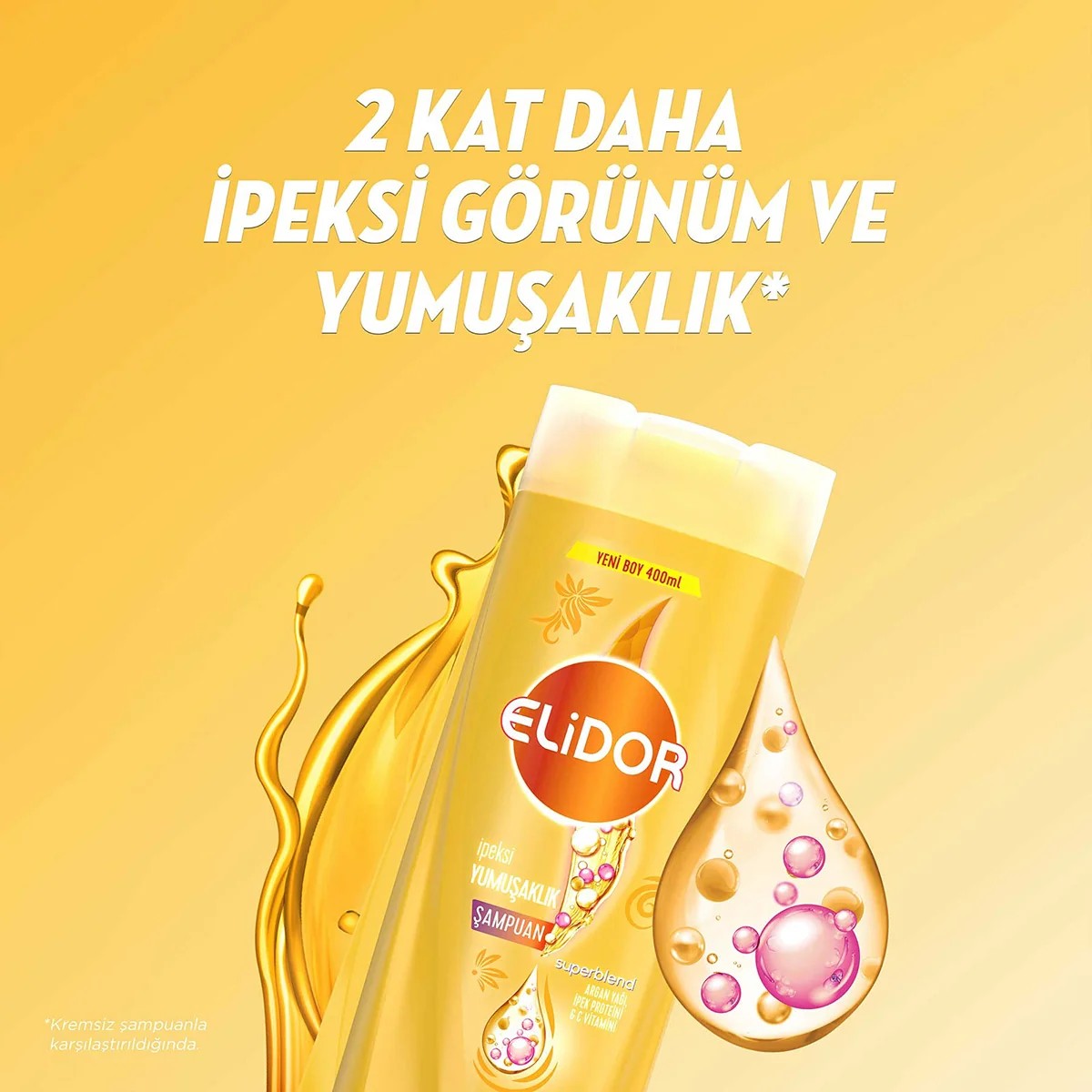 ELİDOR Şampuan İpeksi Yumuşaklık 400 ml