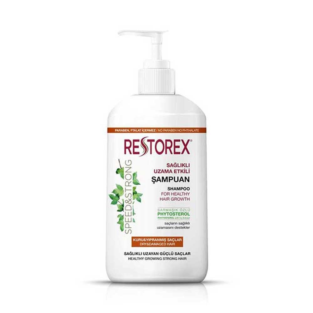 Restorex Speed Strong Şampuan Sağlıklı Uzama Etkili Sarmaşık Özlü 1000 ml