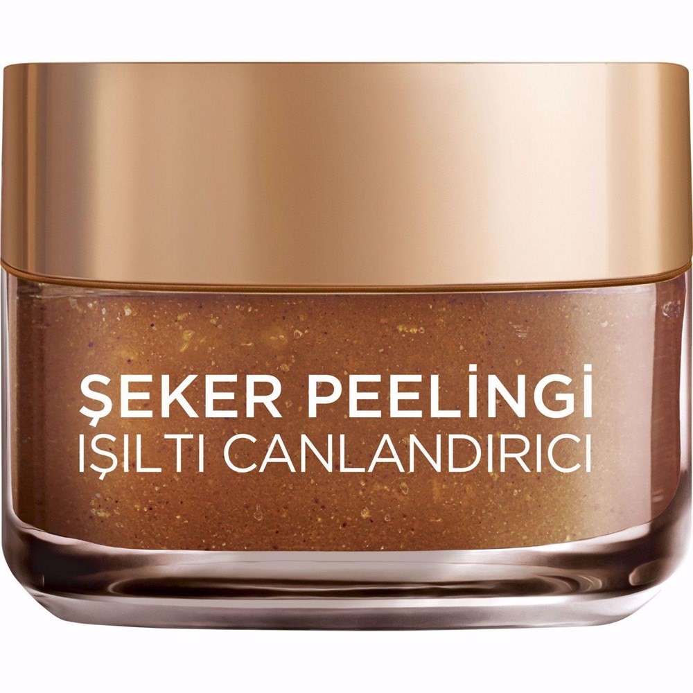 Loreal Paris Şeker Peelingi Işıltı Canlandırıcı Üzüm Çekirdeği Yağı Özlü 50 ml