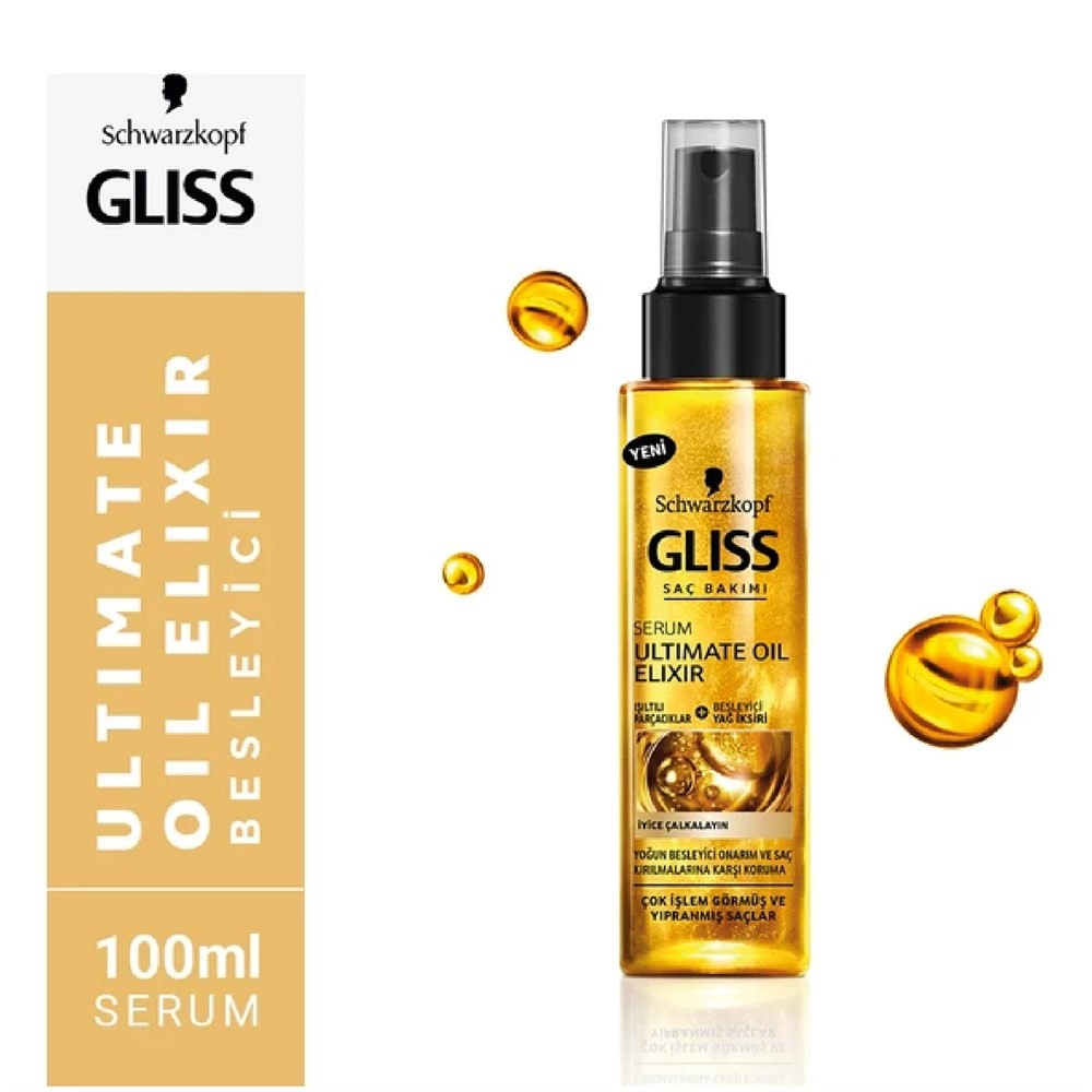 Gliss Saç Bakım Serumu - Ultimate Oil Elixir 100 ml
