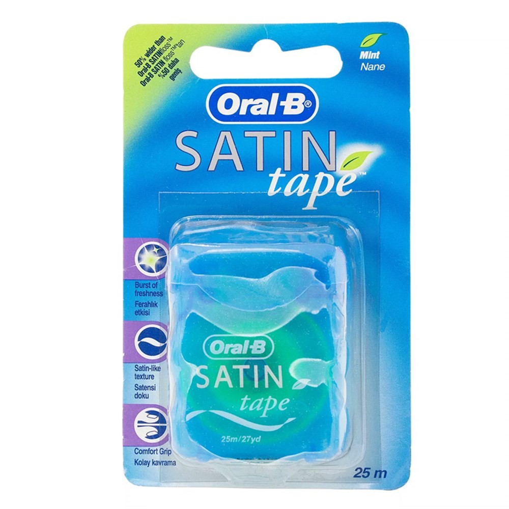 Oral B Diş İpi Satin Tape Temizlik ve Ferahlık Hissi Veren Etki 25m