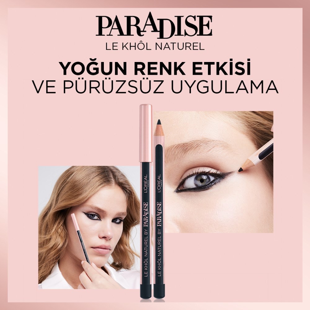 Loreal Paris Paradise Le Khol Siyah Göz Kalemi 101 Midnight Black