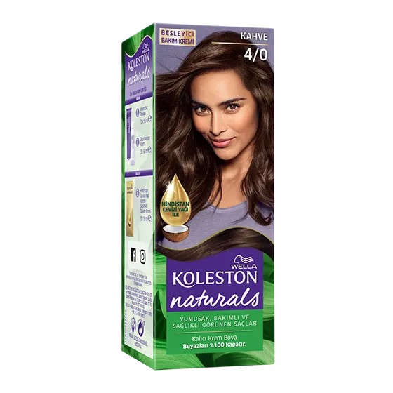 Wella Koleston Naturals Saç Boyası 4/0 Kahve