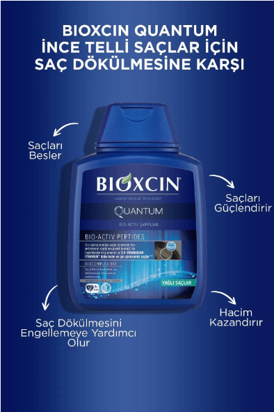 Bioxcin Quantum Yağlı Şampuan 300 ml