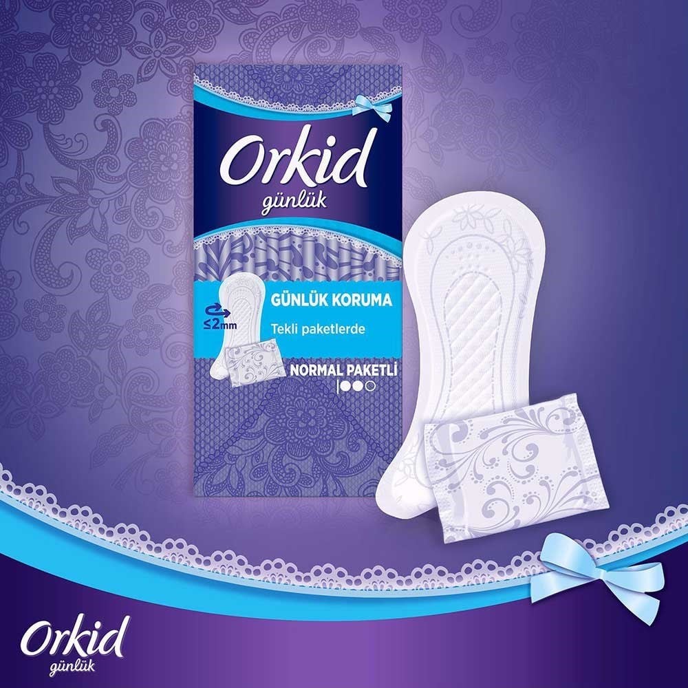 Orkid Yaprak Günlük Ped - Normal Süper Ekonomik Paket 60lı