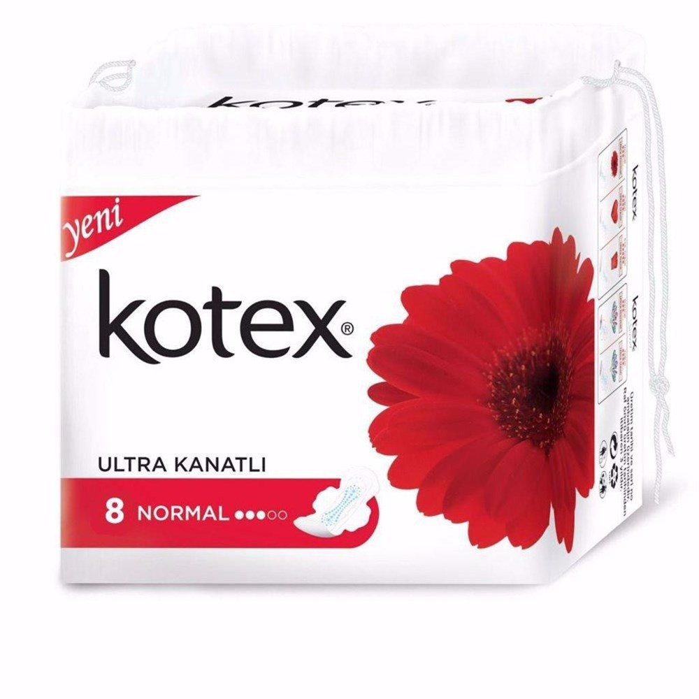 Kotex Ped - Ultra Kanatlı Normal 8li