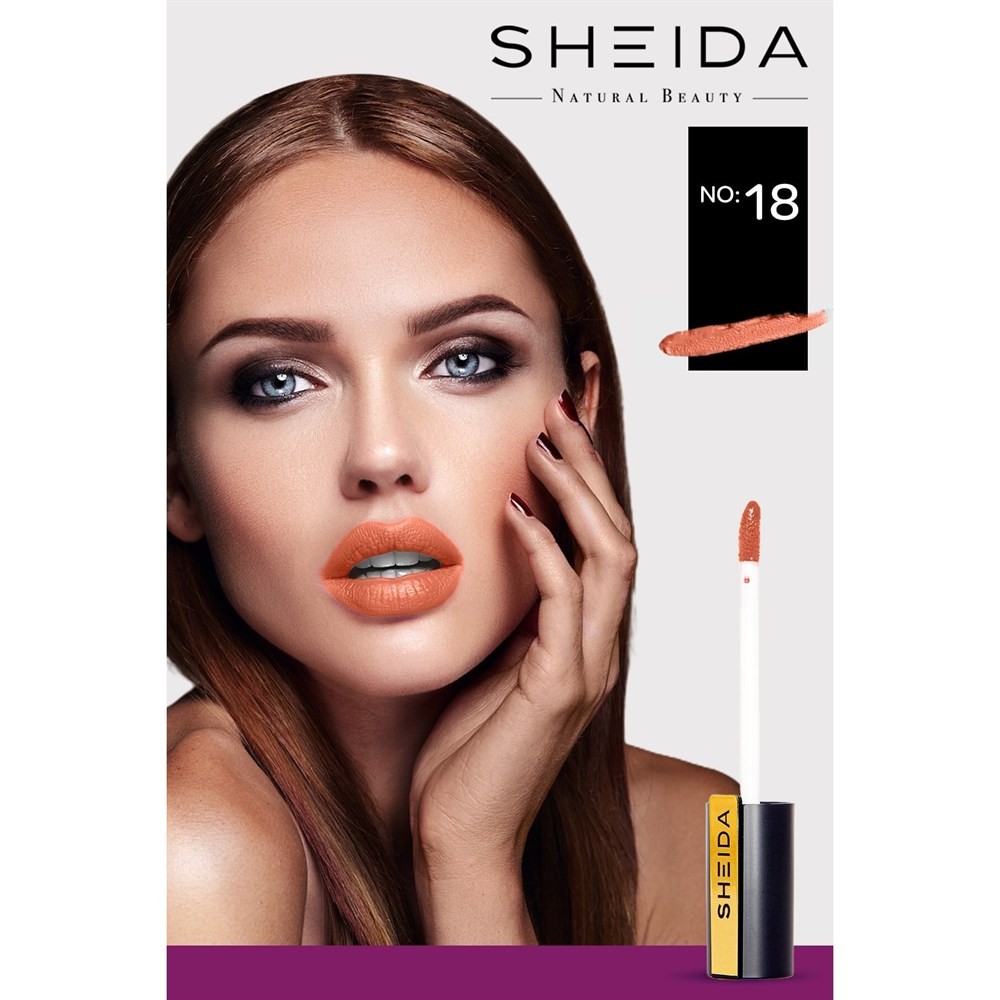 Sheida Ultra Long Lasting Lip Colour Likit Ruj NO:18