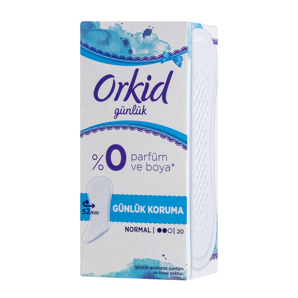 Orkid Günlük Ped Essentials Günlük Koruma Normal 28li