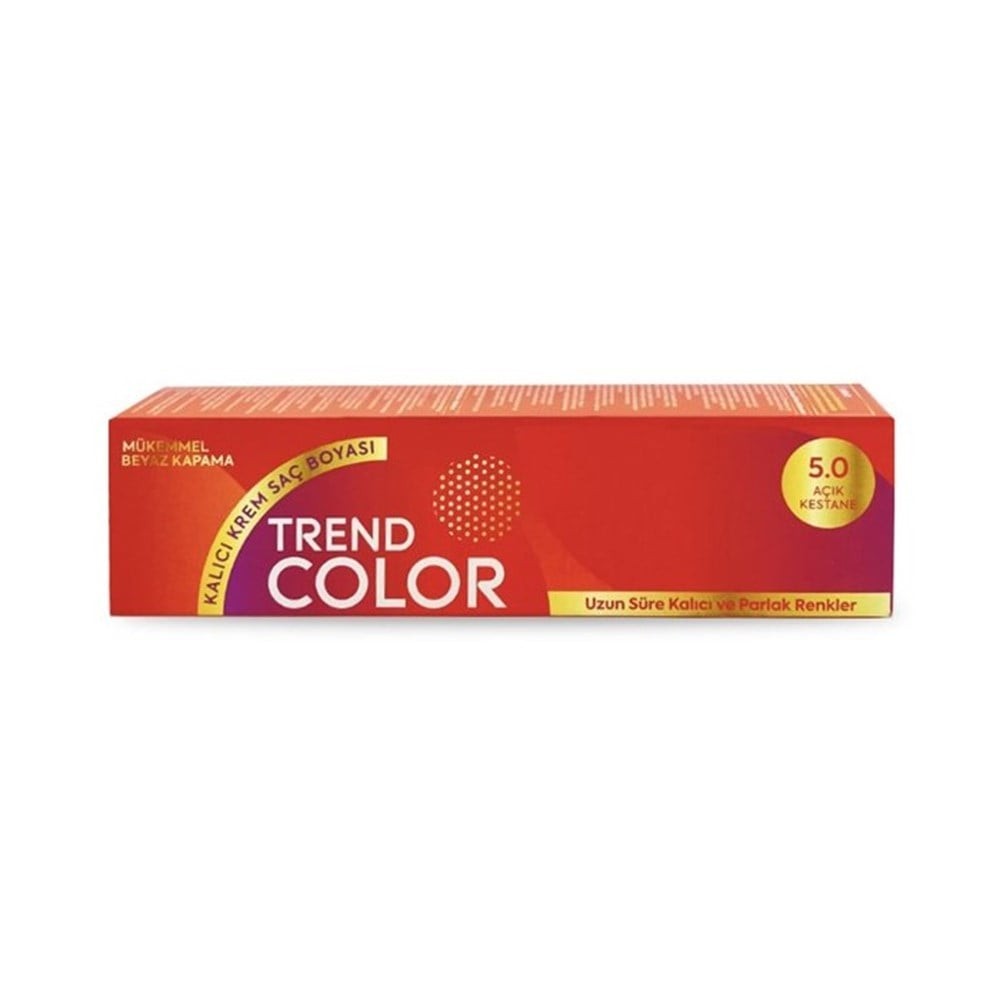 Trend Color Tüp Saç Boyası 5.0 Açık Kestane 50 ml