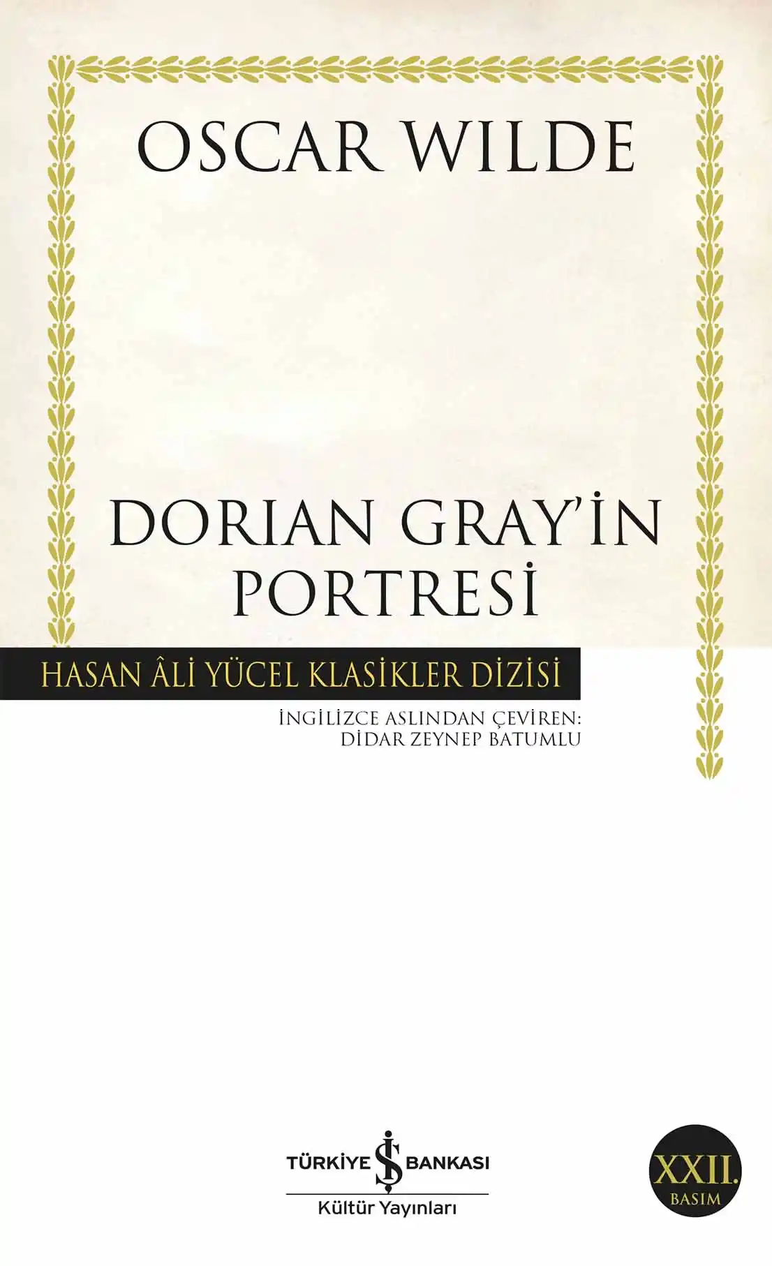 Dorian Gray'in Portresi, Oscar Wilde