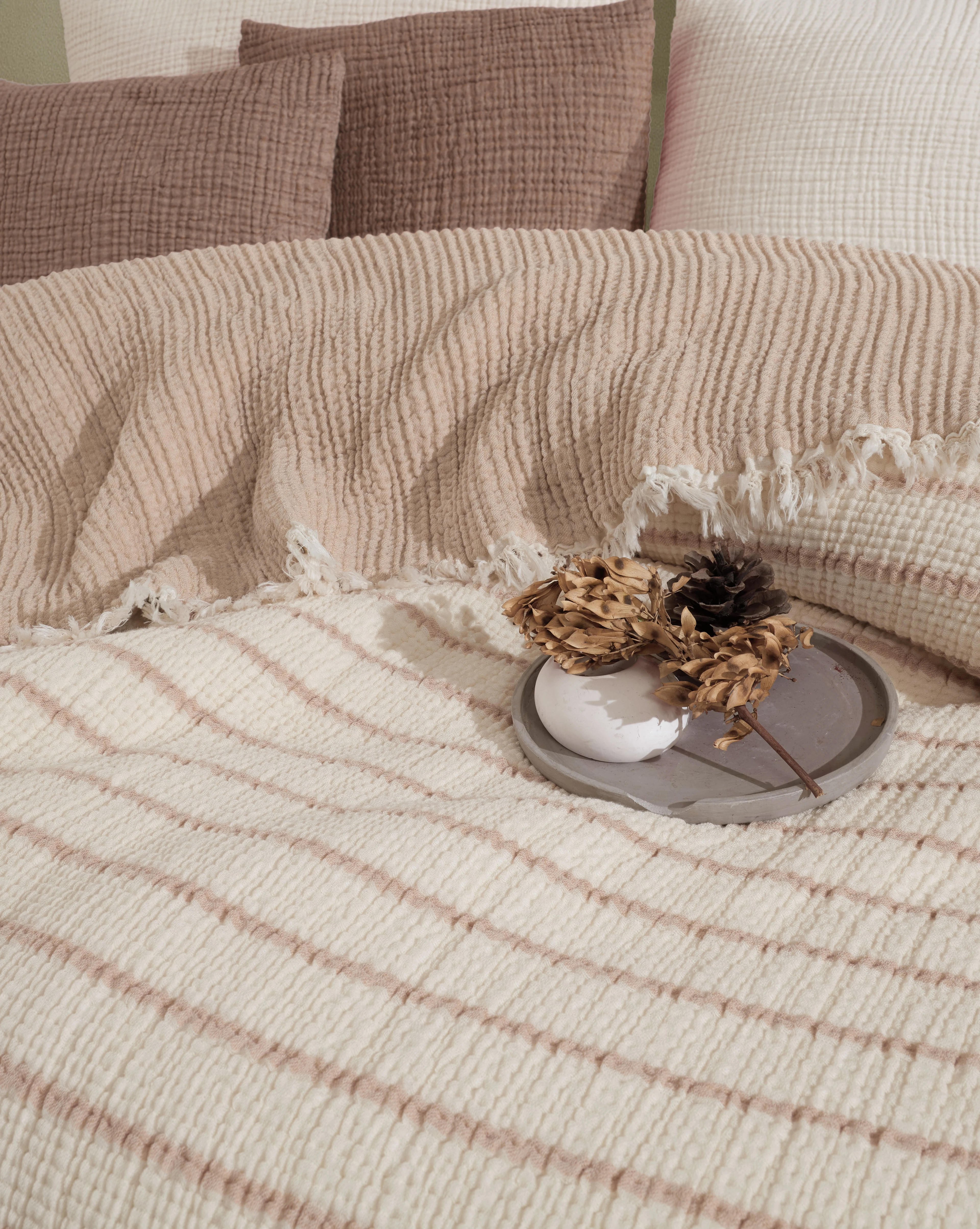 5 Katlı, Dolgulu Müslin Battaniye, Çok Amaçlı Battaniye