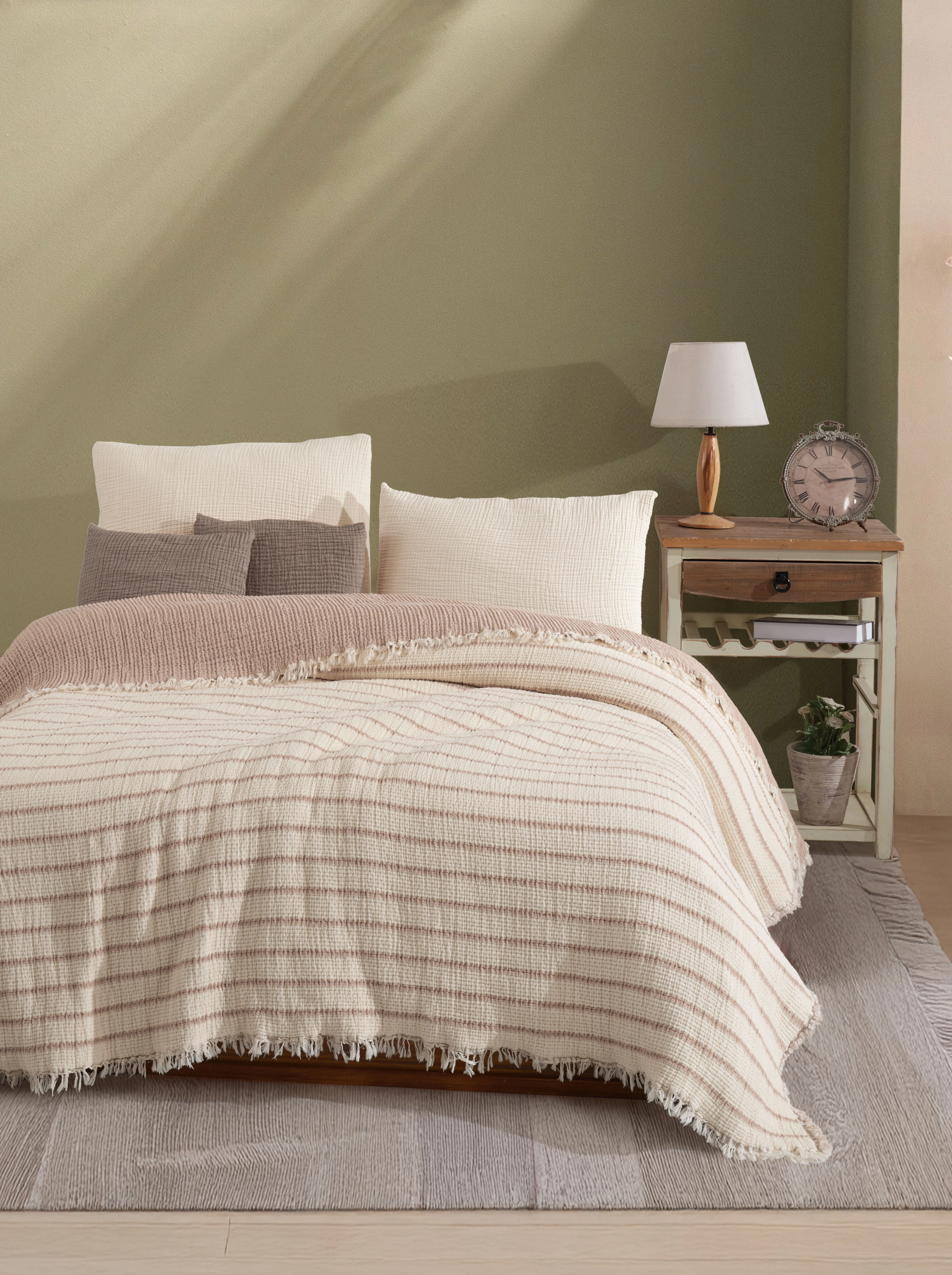 5 Katlı, Dolgulu Müslin Battaniye, Çok Amaçlı Battaniye