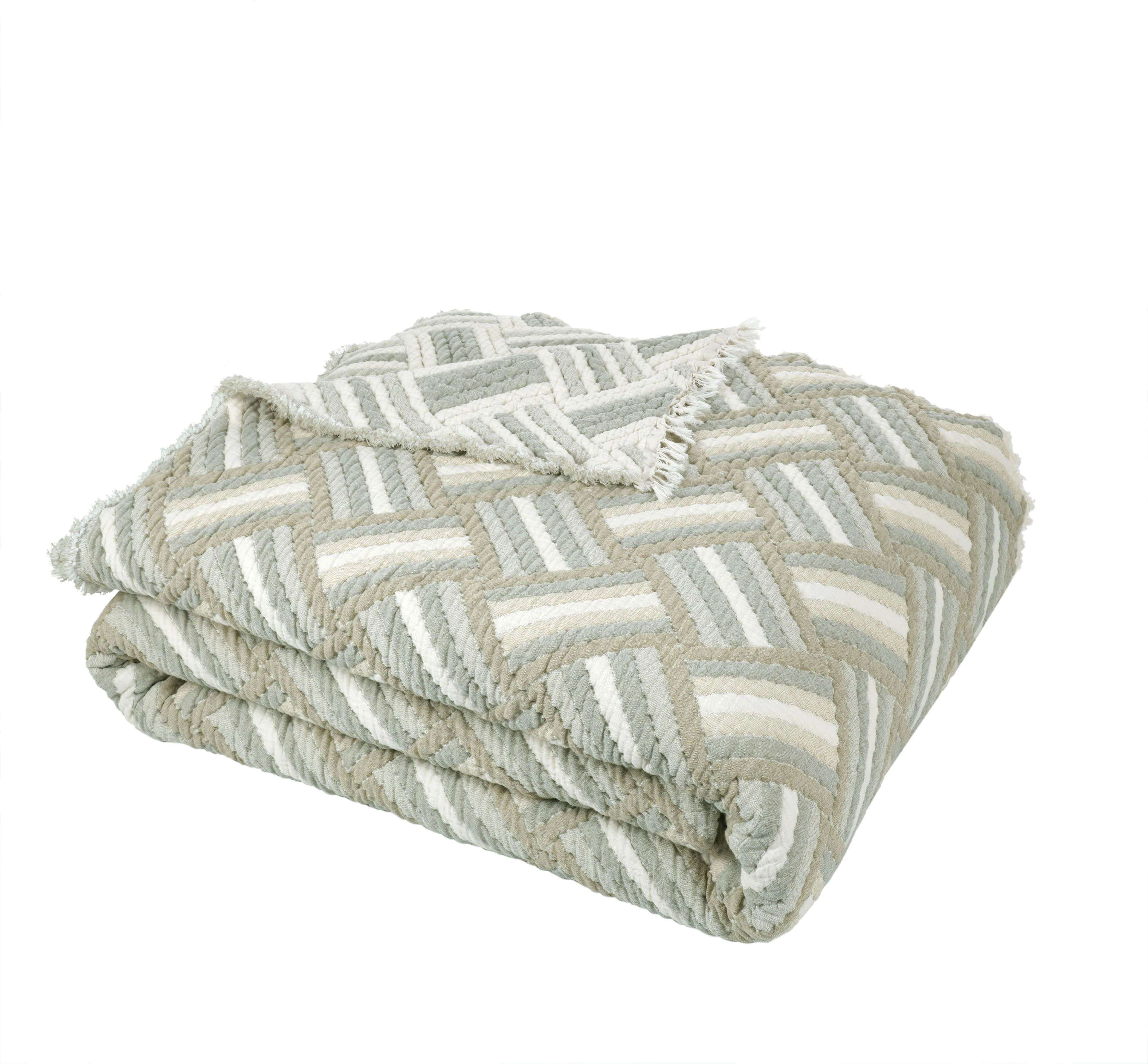 Çift Taraflı, Jakar Desenli, 5 Katlı, Dolgulu Müslin Battaniye, Çok Amaçlı Battaniye, Battal boy ( 220 x 240 cm )