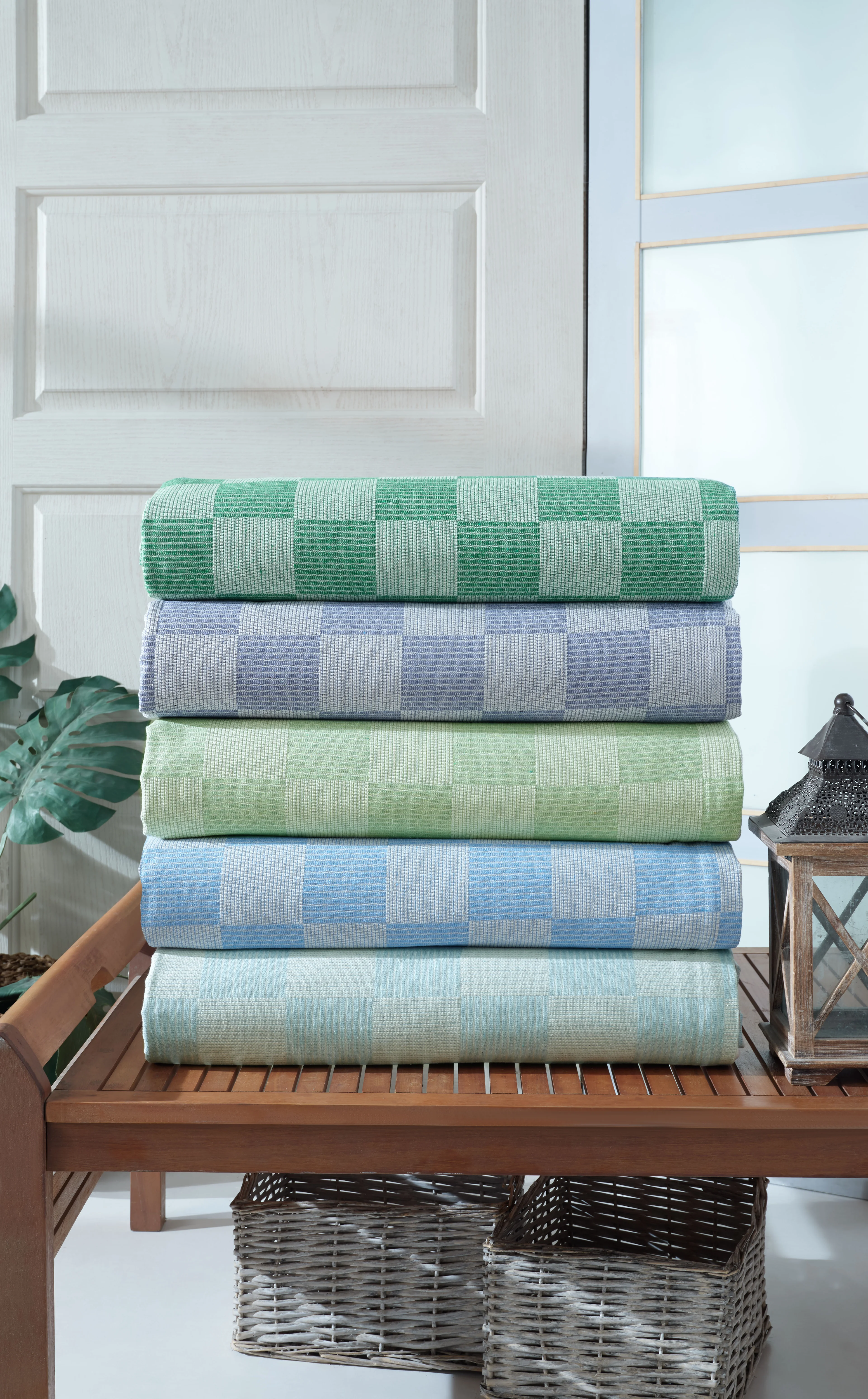 Dama Desenli Çok Amaçlı Pike, Koltuk Örtüsü, Tv Battaniyesi