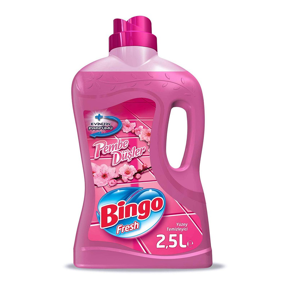 Bingo Fresh Pembe Düşler Yüzey Temizleyici 2.5 lt