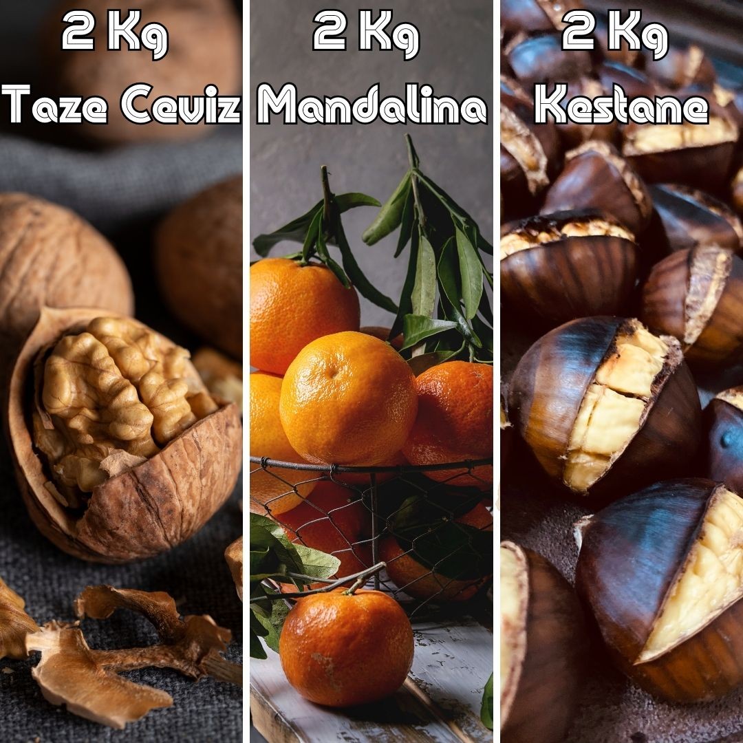 Taze Ceviz Mandalina Kestane İndirimli Paket 