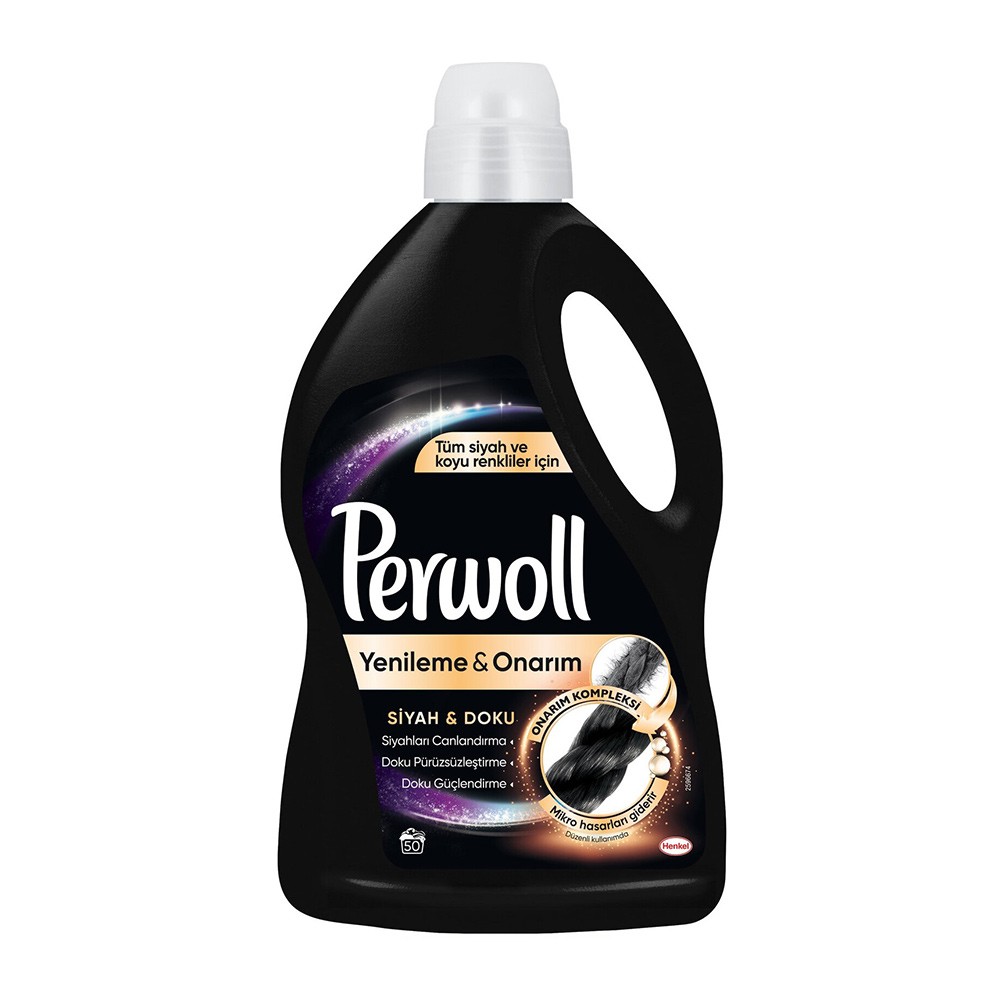 Perwoll Siyah & Doku Sıvı Deterjan 3 Lt
