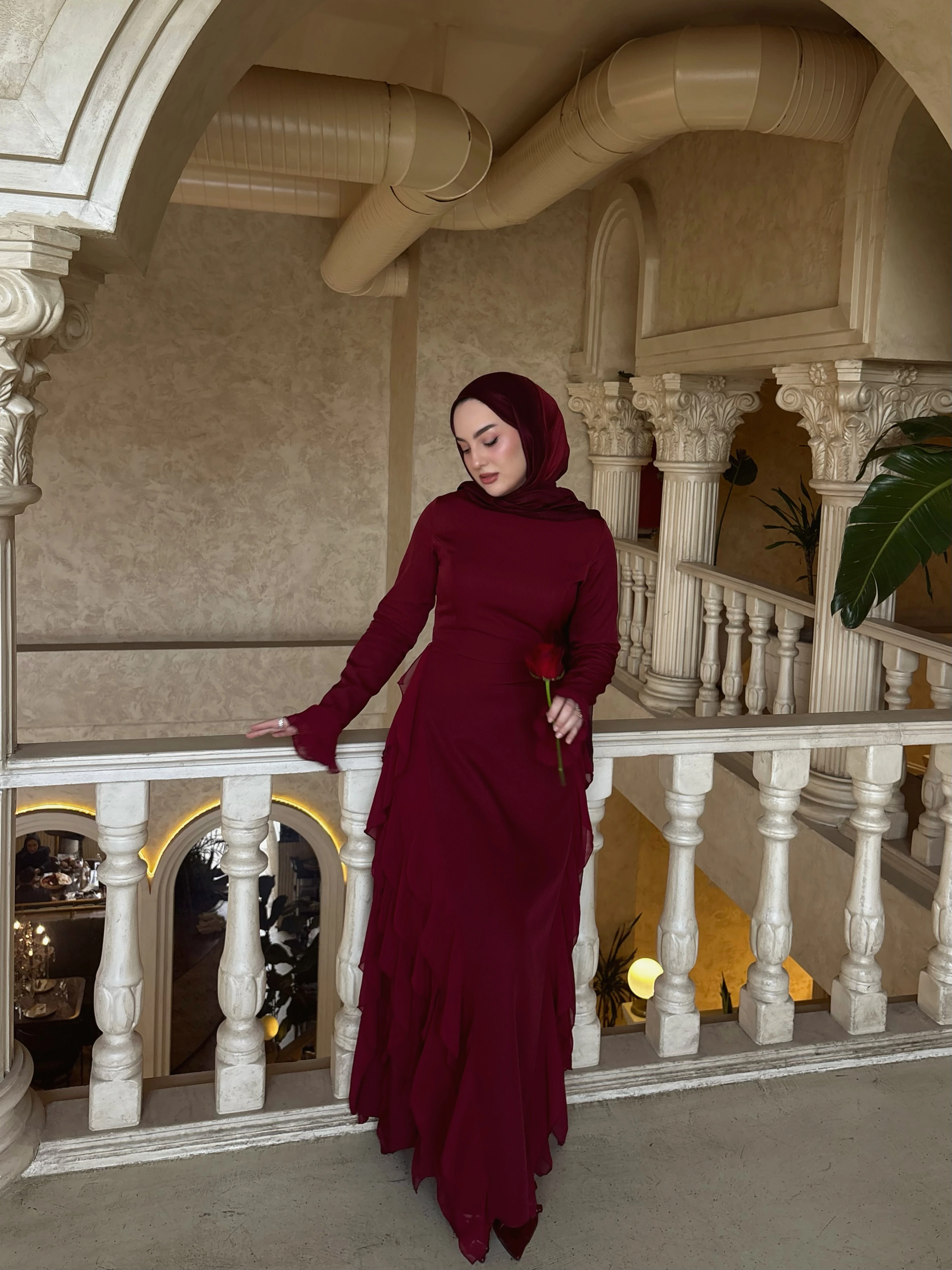 Masal Elbise - Bordo