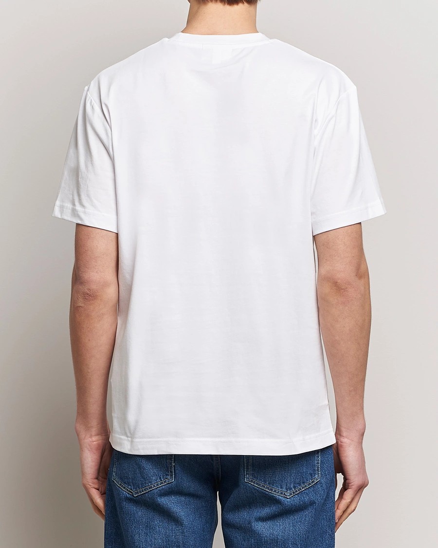 Erkek Standart Fit Basic Bisiklet Yaka Beyaz T-Shirt