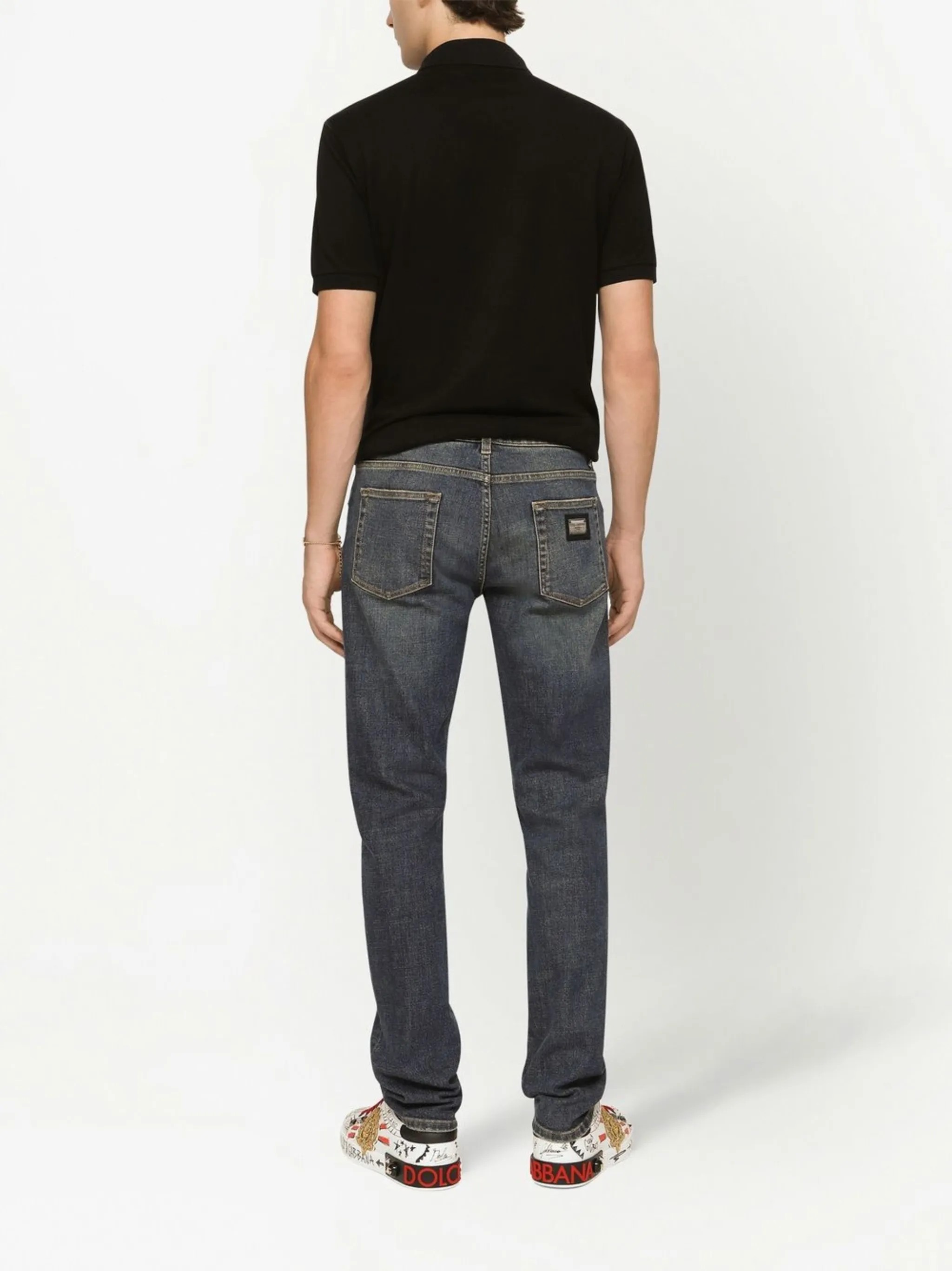 Erkek Polo Yaka T-Shirt Siyah