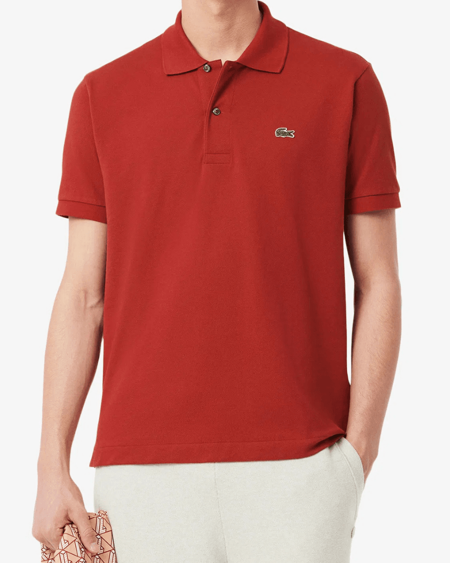 Polo Yaka Erkek Klasik Fit Kırmızı T-Shirt