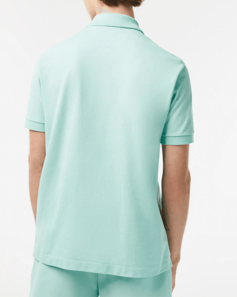 Polo Yaka Erkek Klasik Fit Açık Yeşil T-Shirt