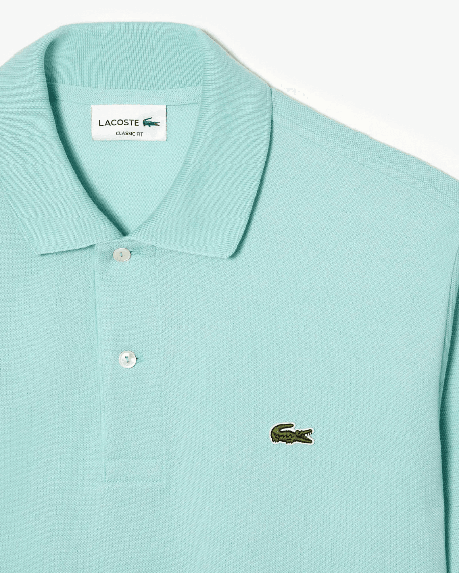 Polo Yaka Erkek Klasik Fit Açık Yeşil T-Shirt