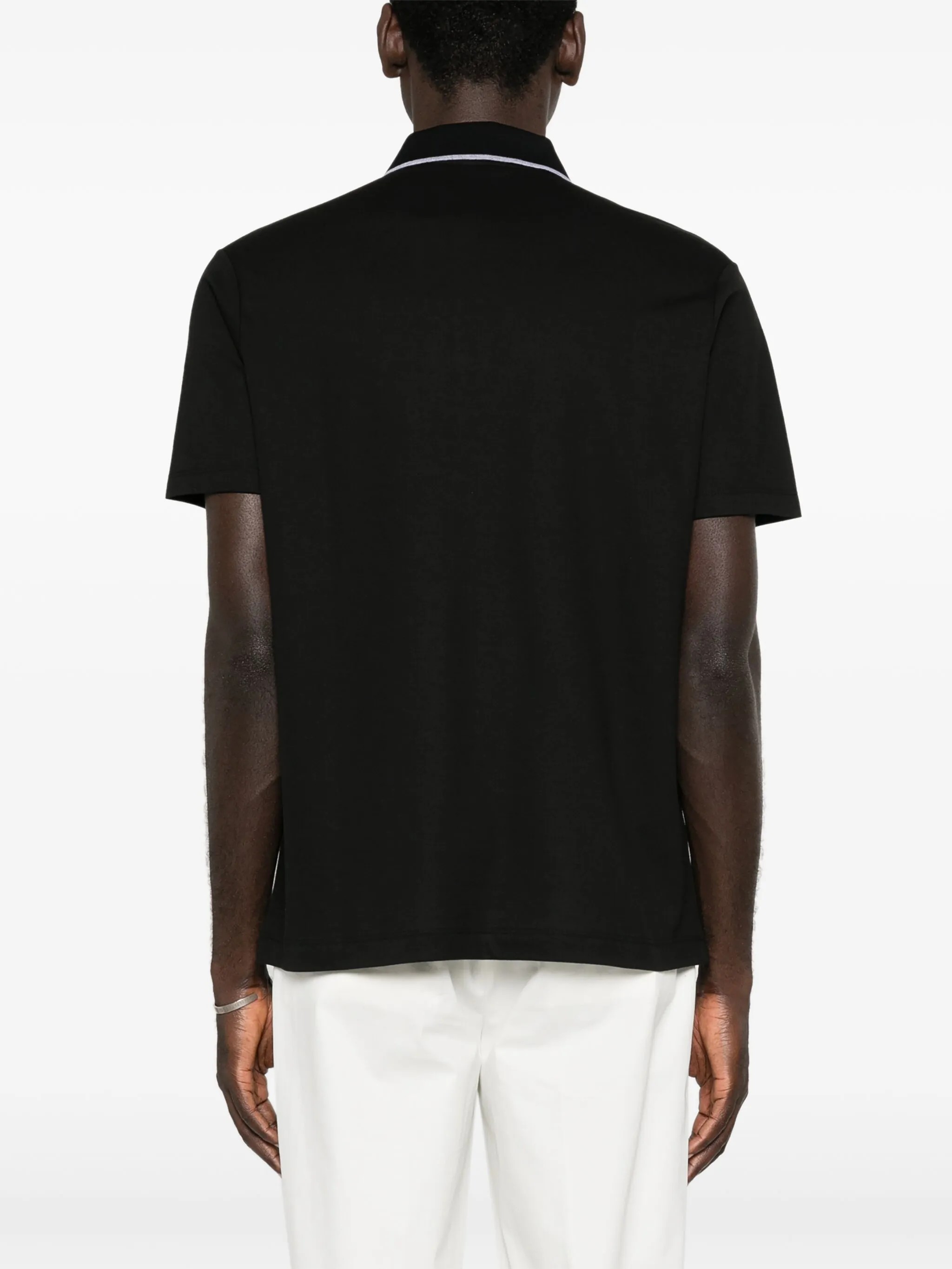 Erkek Polo Yaka T-Shirt Siyah