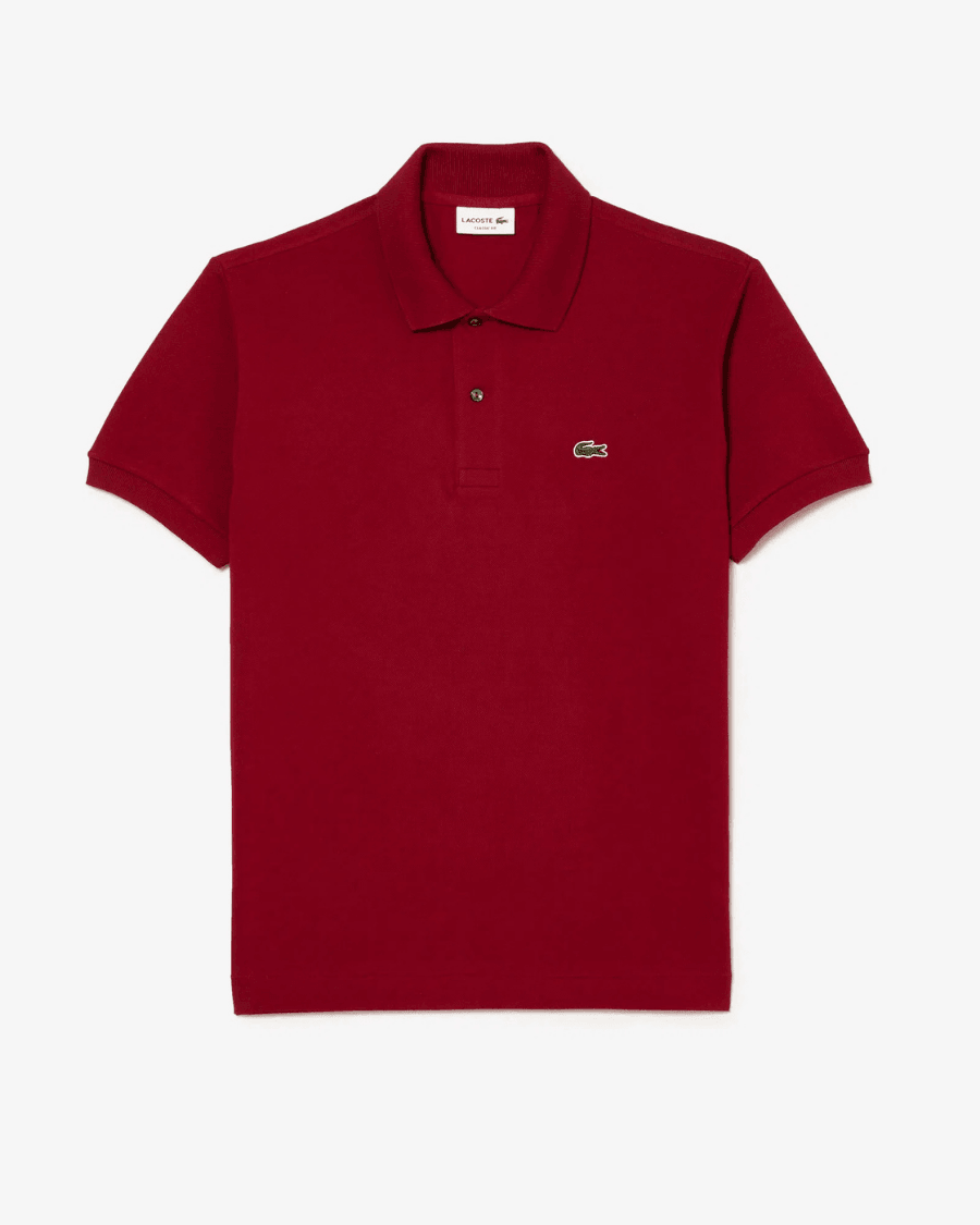 Polo Yaka Erkek Klasik Fit Bordo T-Shirt