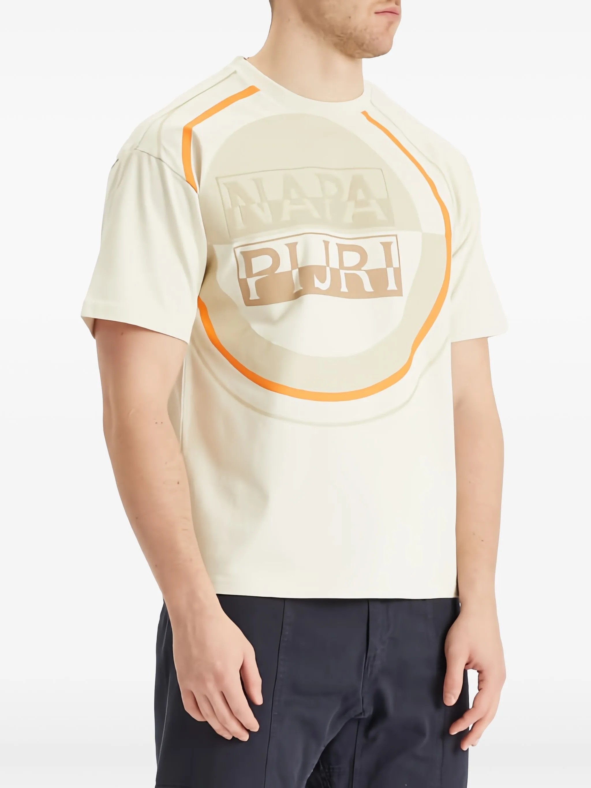 Erkek Logo Print T-Shirt