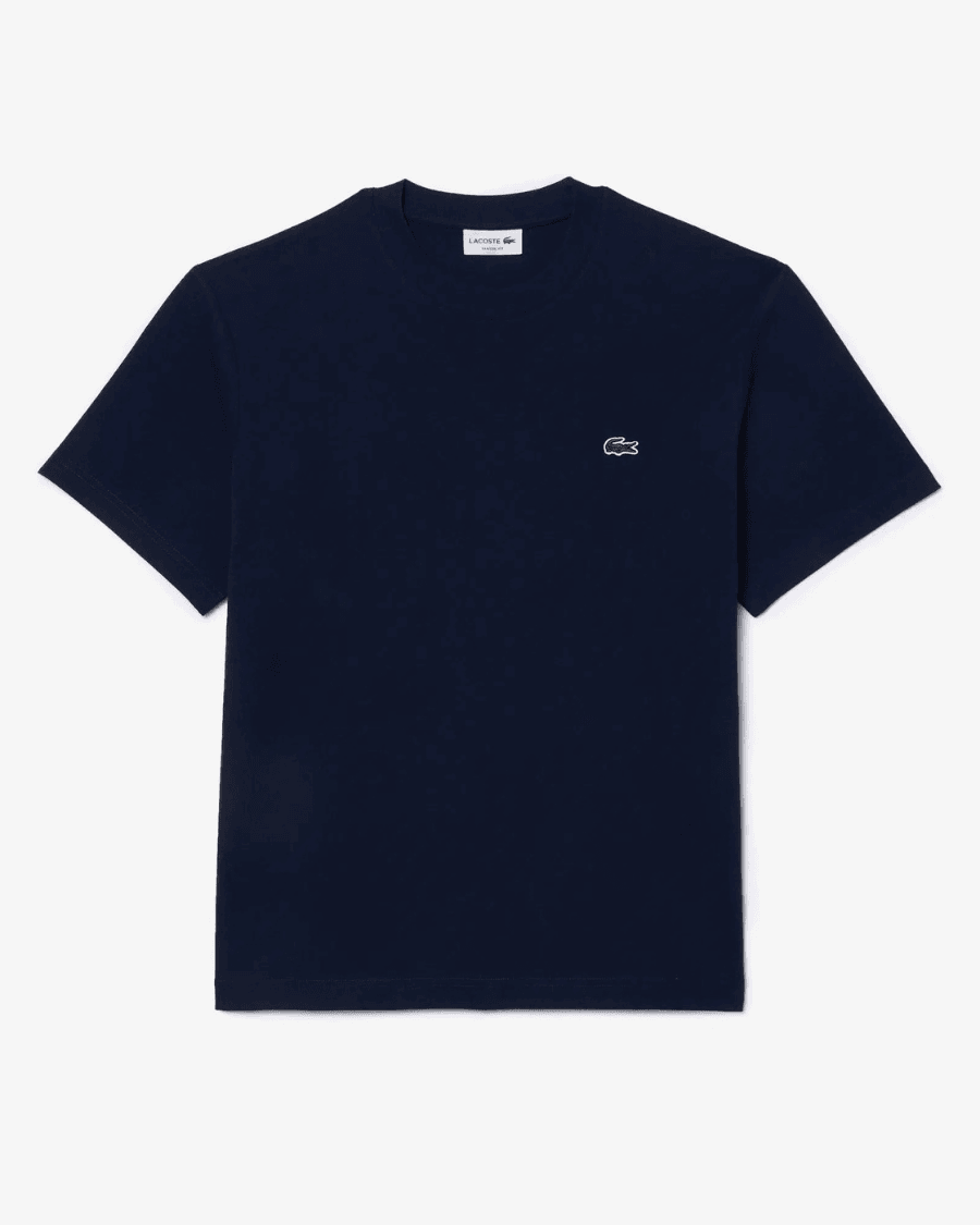 Erkek Klasik Fit Bisiklet Yaka Lacivert T-Shirt