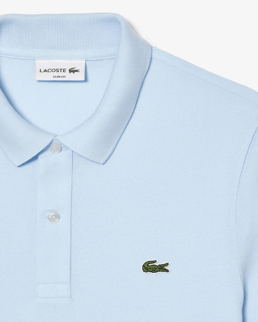 Polo Yaka Erkek Klasik Fit Açık Mavi T-Shirt