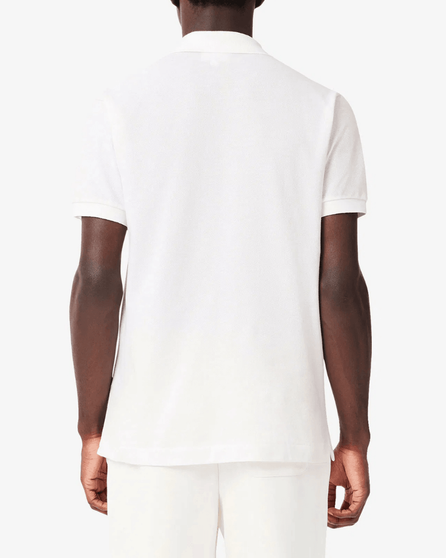 Polo Yaka Erkek Klasik Fit Beyaz T-Shirt