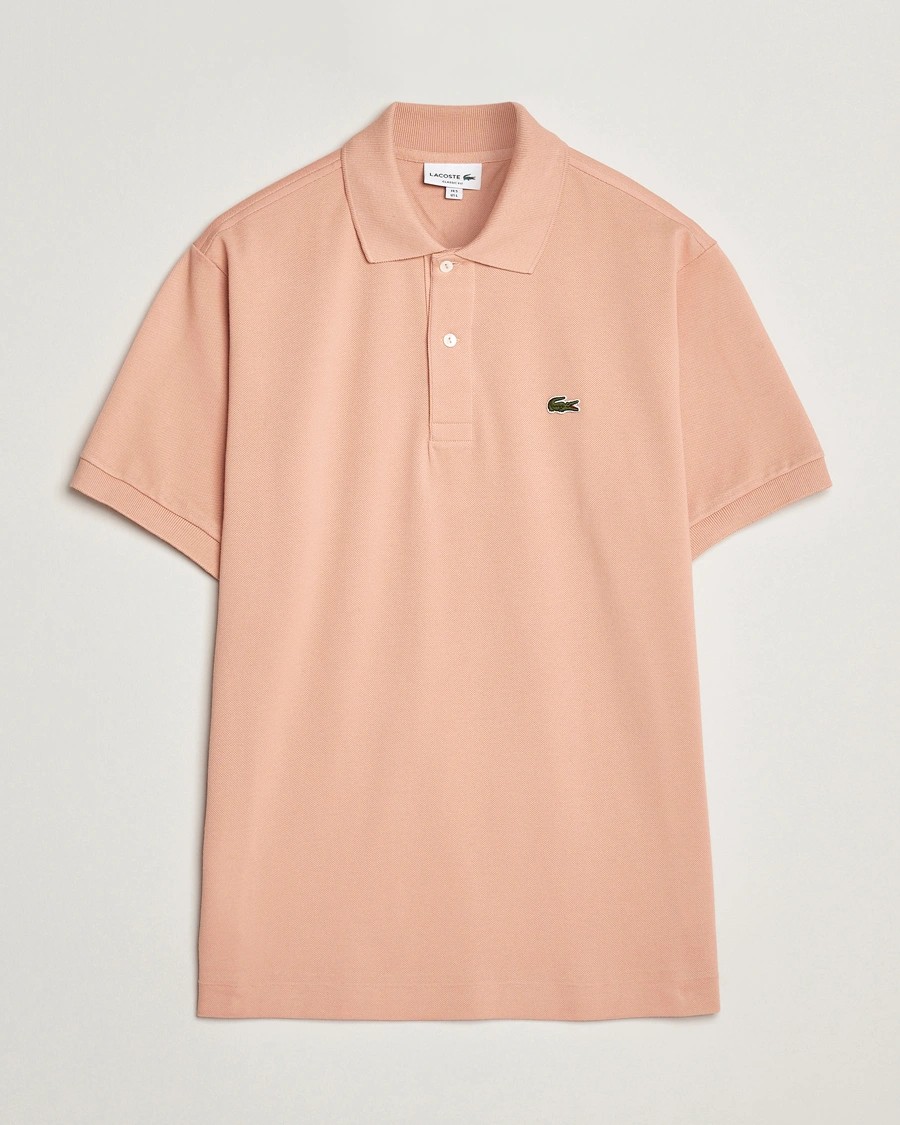 L.12.12 Erkek Klasik Fit Latte Polo Yaka T-Shirt