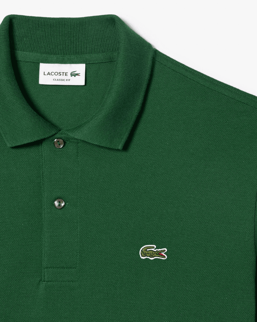 Polo Yaka Erkek Klasik Fit Yeşil T-Shirt