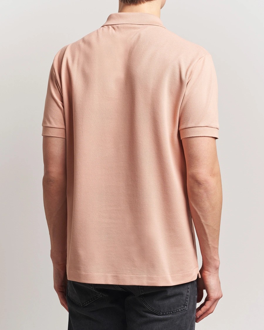L.12.12 Erkek Klasik Fit Latte Polo Yaka T-Shirt