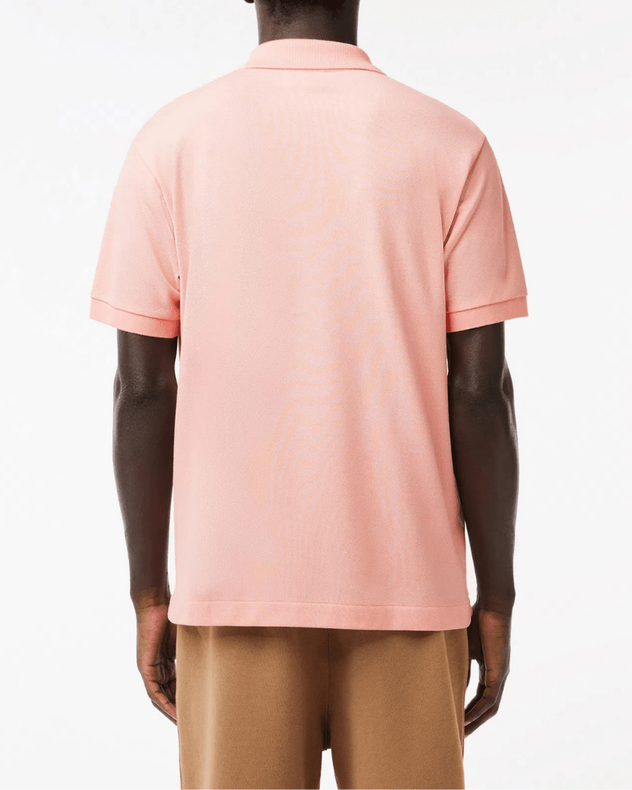 Polo Yaka Erkek Klasik Fit Pembe T-Shirt